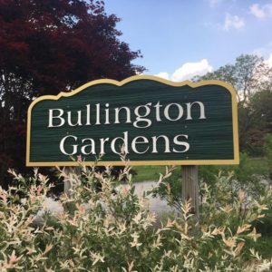 Bullington Gardens sign
