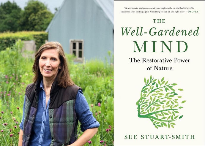 Sue Stuart-Smith & book cover